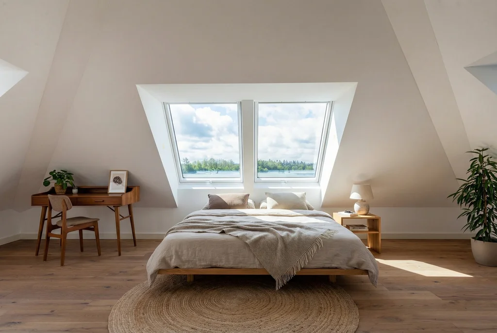 Nachher - Raum mit virtueller Möblierung