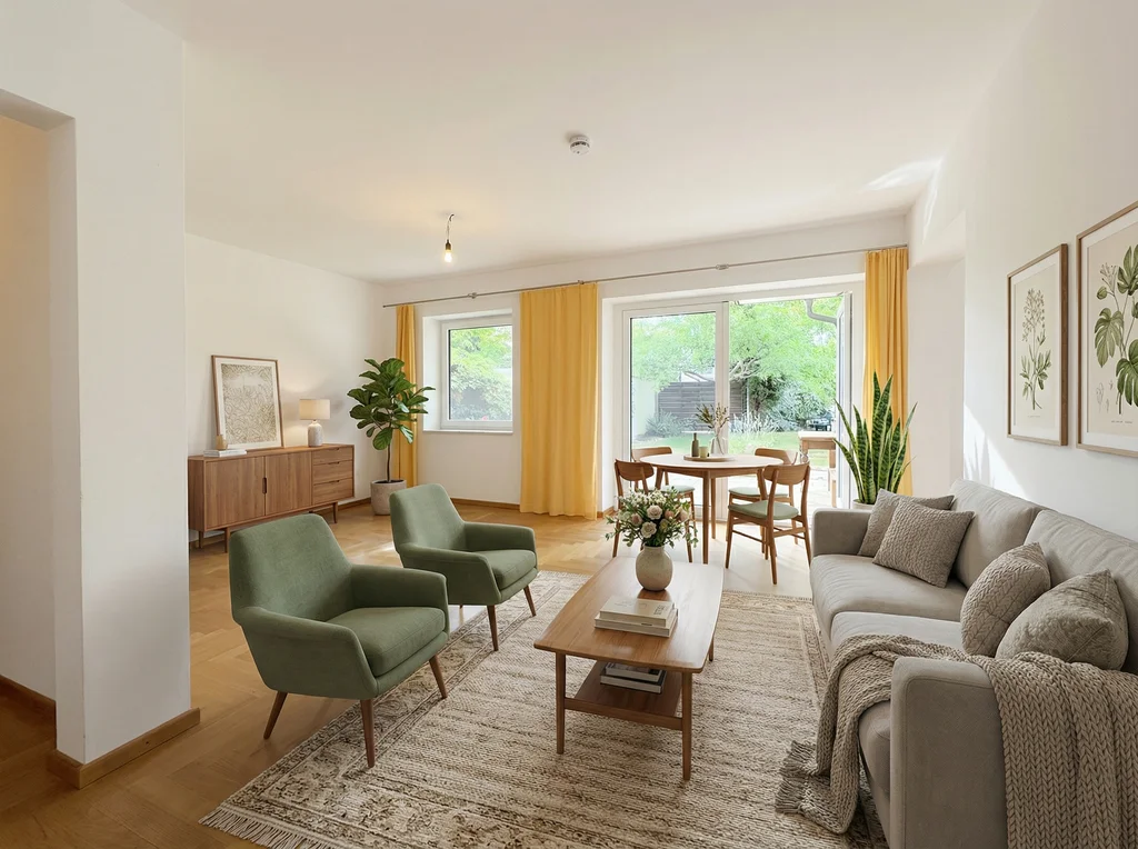 Nachher - Virtuell möblierter Raum