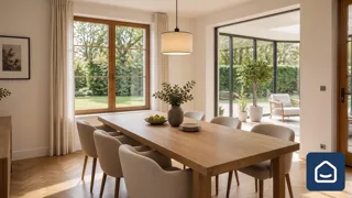 Video still: dining room
