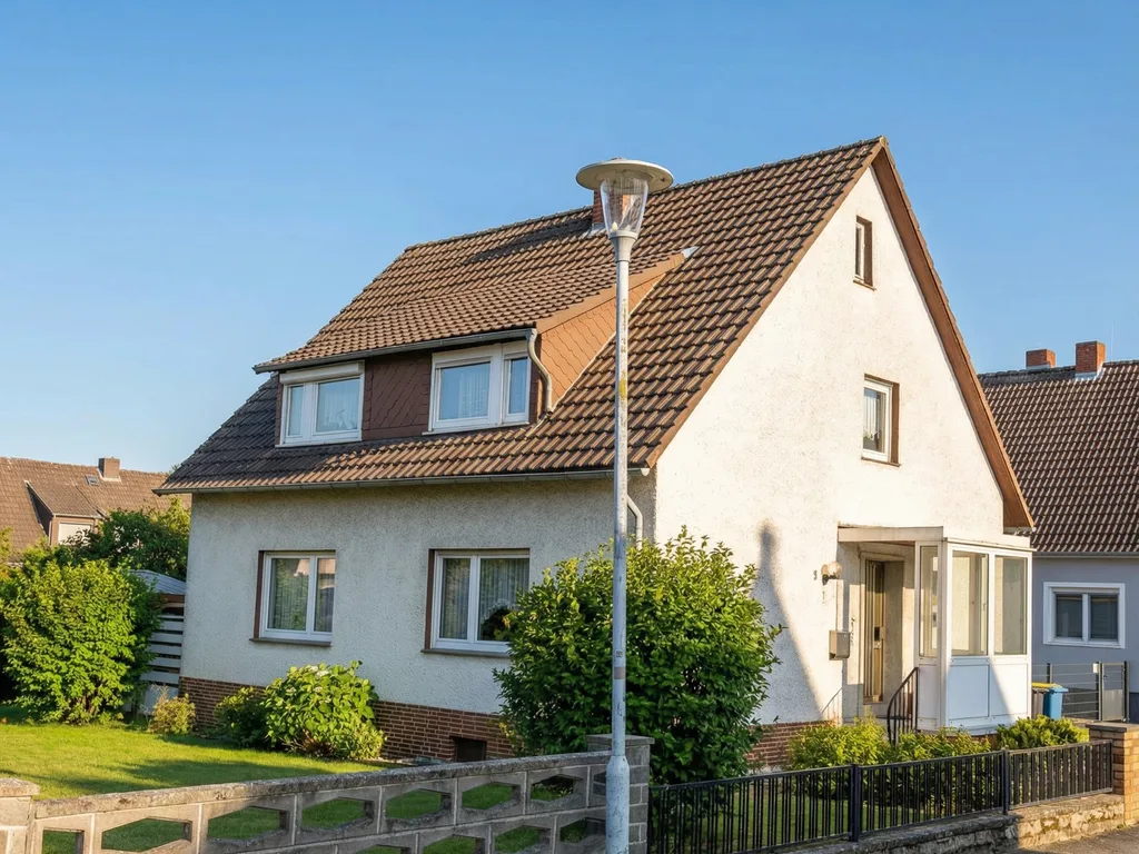 Nachher - Immobilie bei Sonnenschein